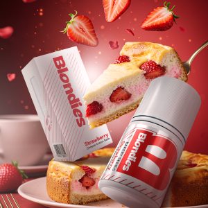 Blondies Strawberry Cheese Cream Bake