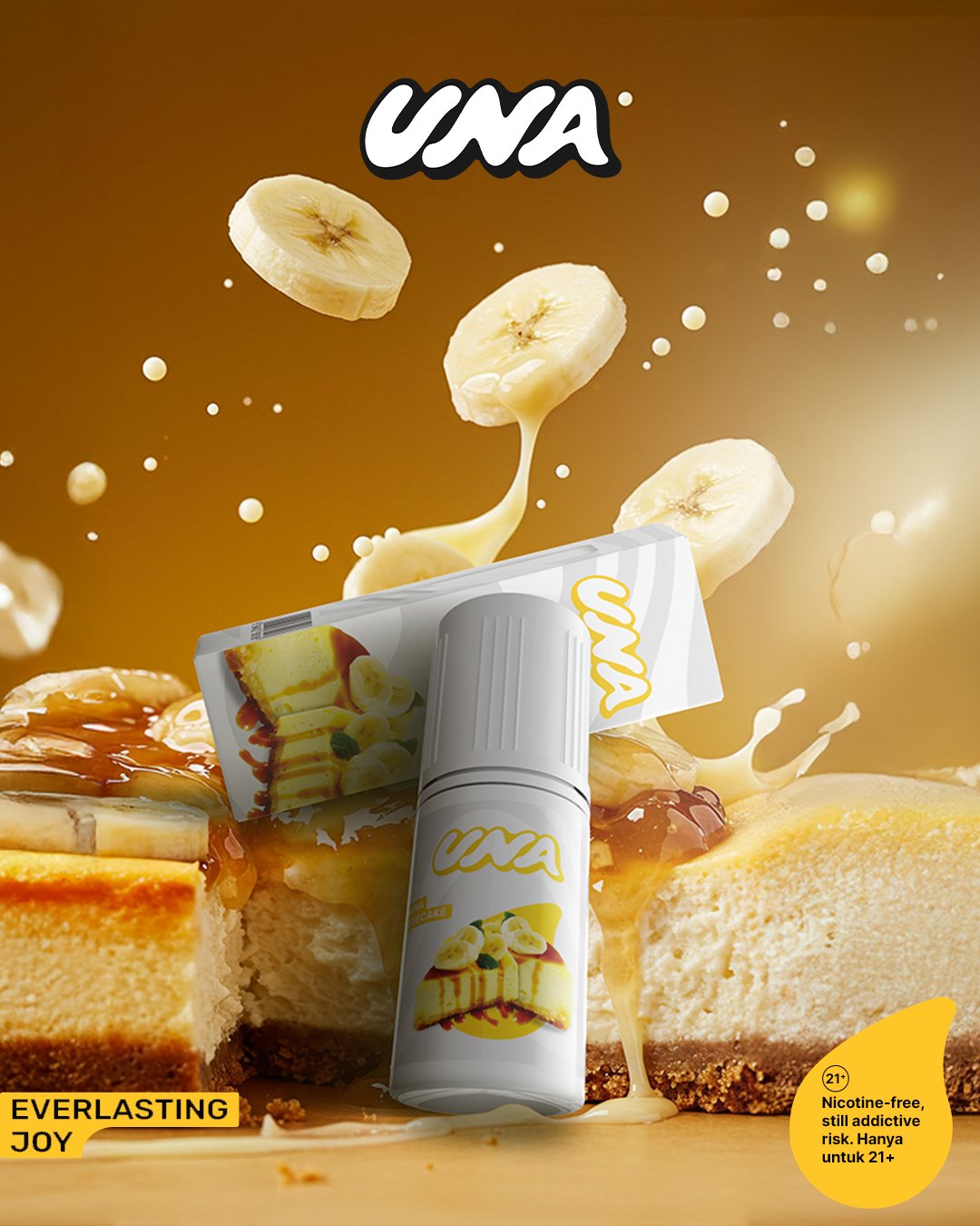 UNA Cheesecake Banana Saltnic