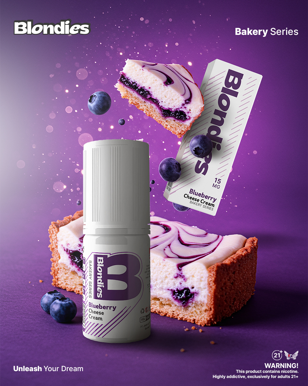 Blondies Bakery Blueberry Cream Bake Saltnic