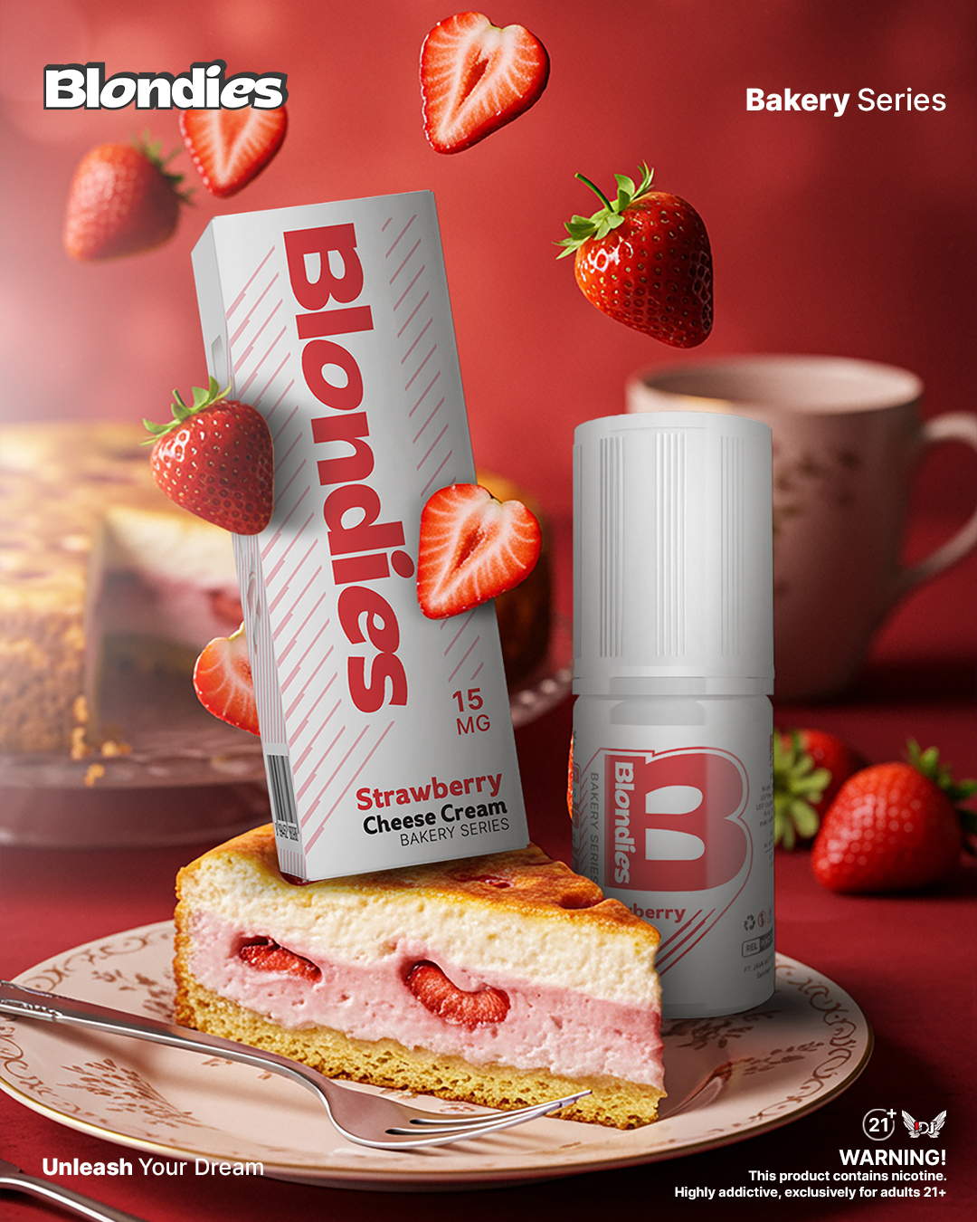 Blondies Bakery Strawberry Cheese Cream Bake Saltnic
