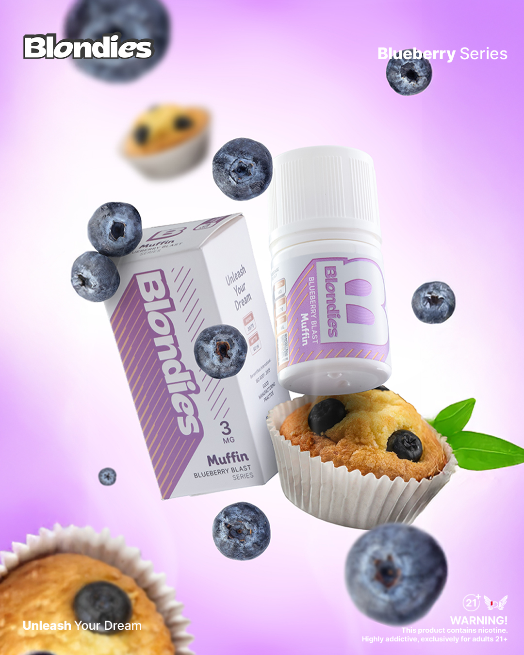 Blondies Blueberry Muffin Freebase