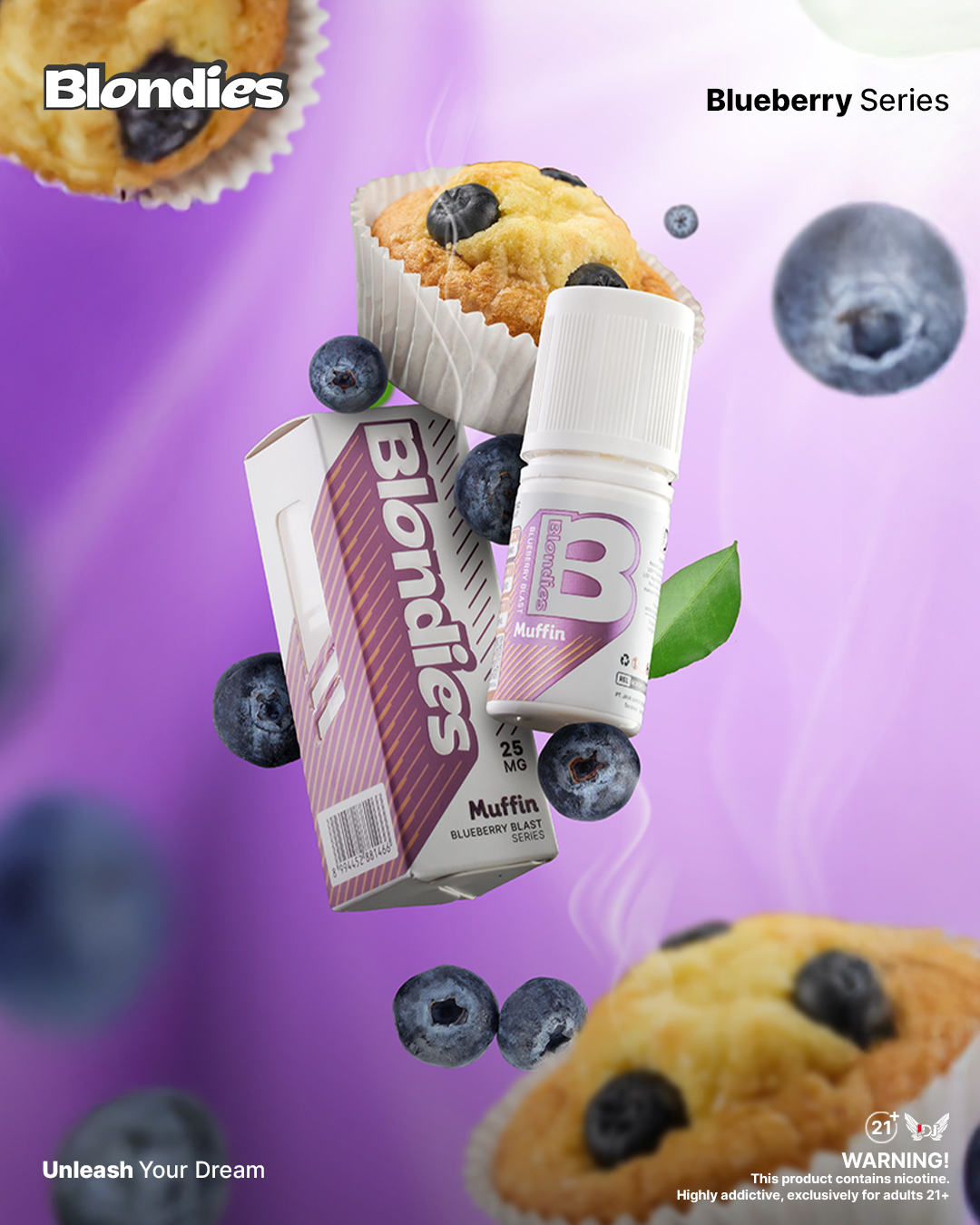 Blondies Blueberry Muffin Saltnic