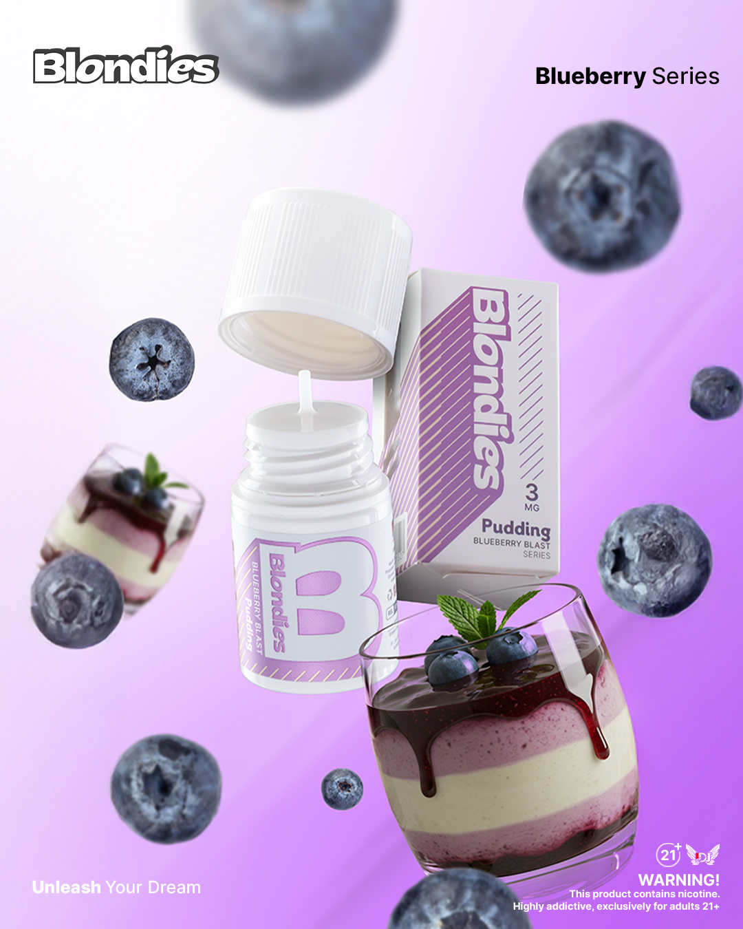 Blondies Blueberry Pudding Freebase