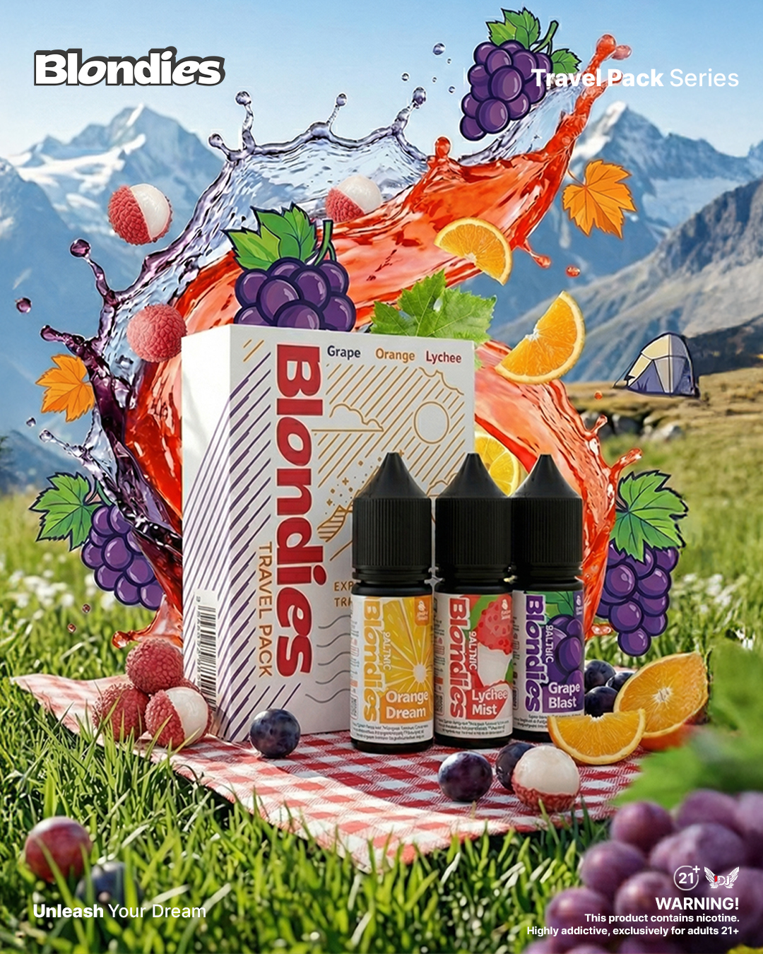 Blondies Travel Pack Mix Saltnic
