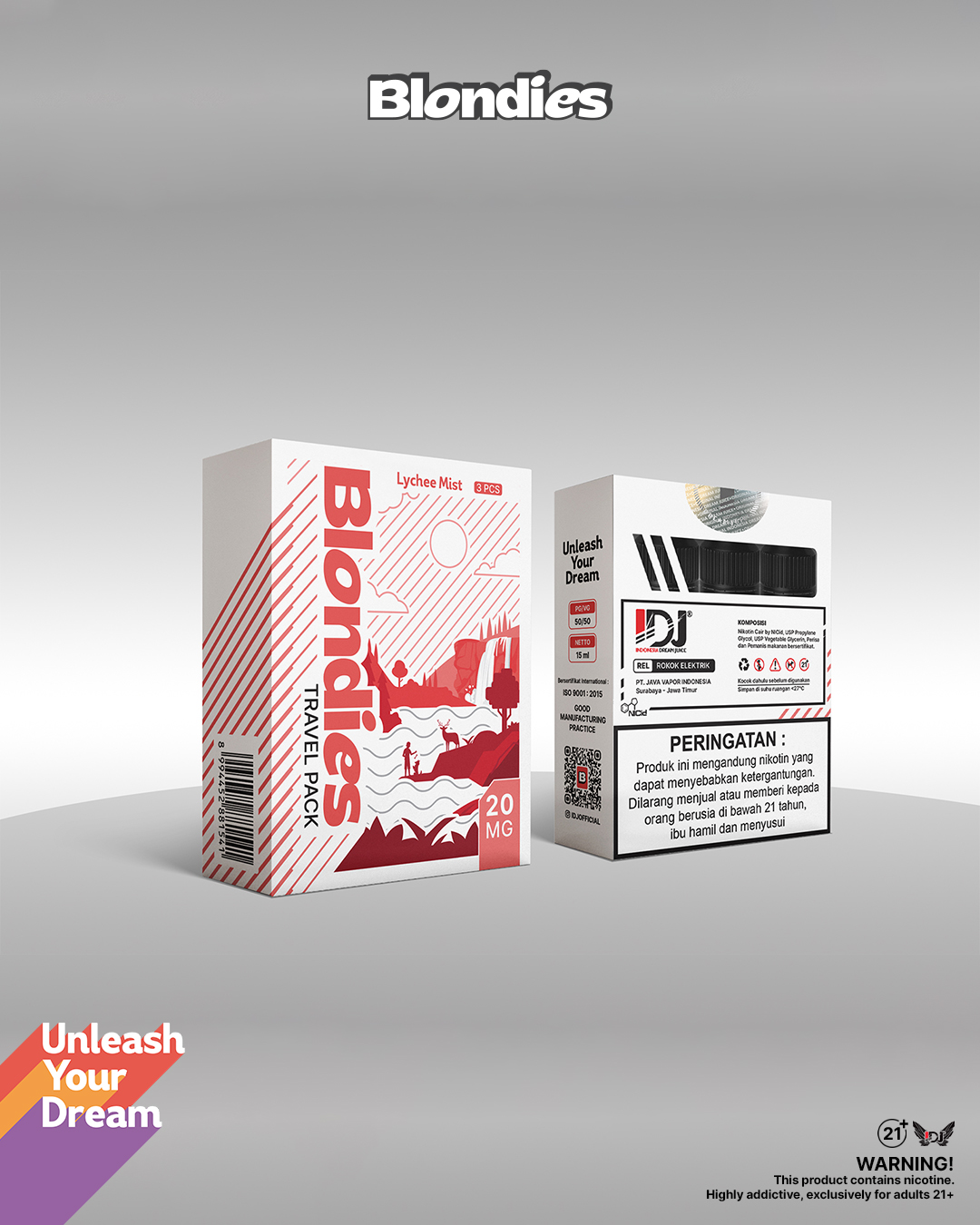 Blondies - Travel pack Lychee Mist