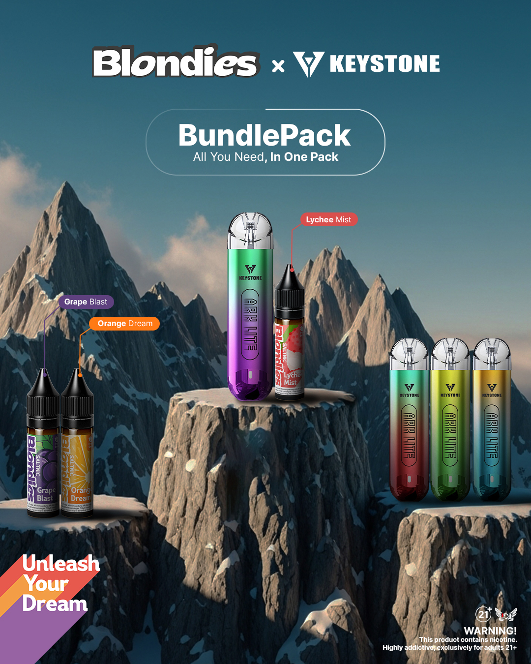 Keystone bundle pack blondies