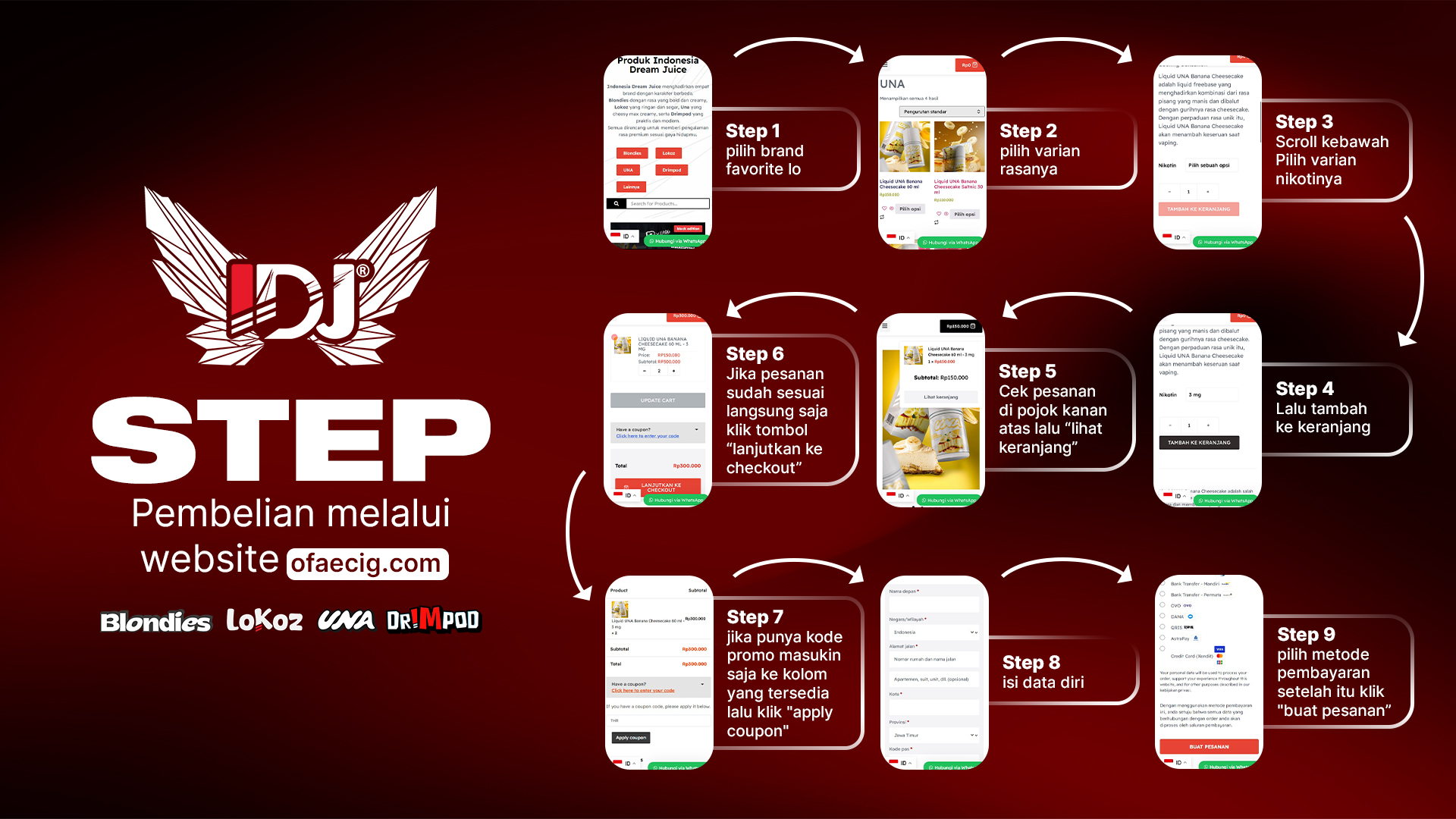 cara pembelian produk IDJ