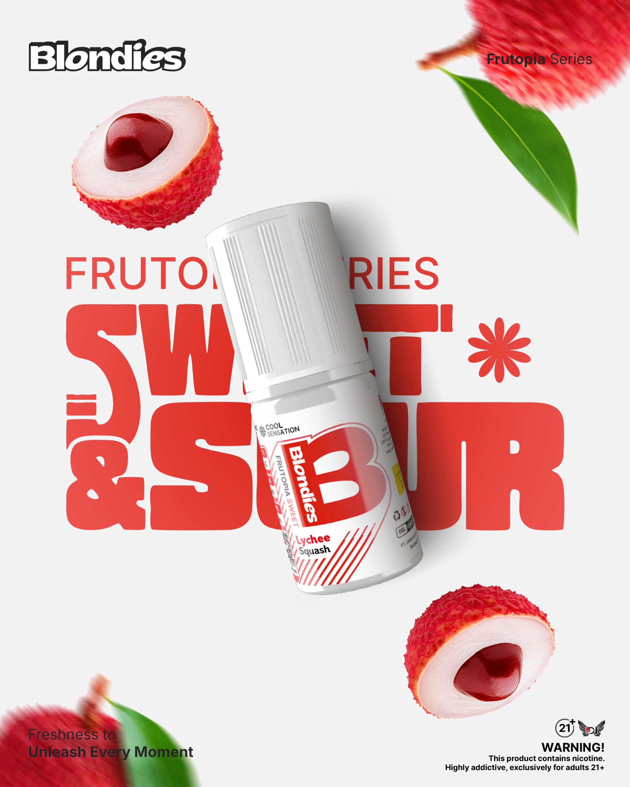 Blondies Lychee Squash Saltnic