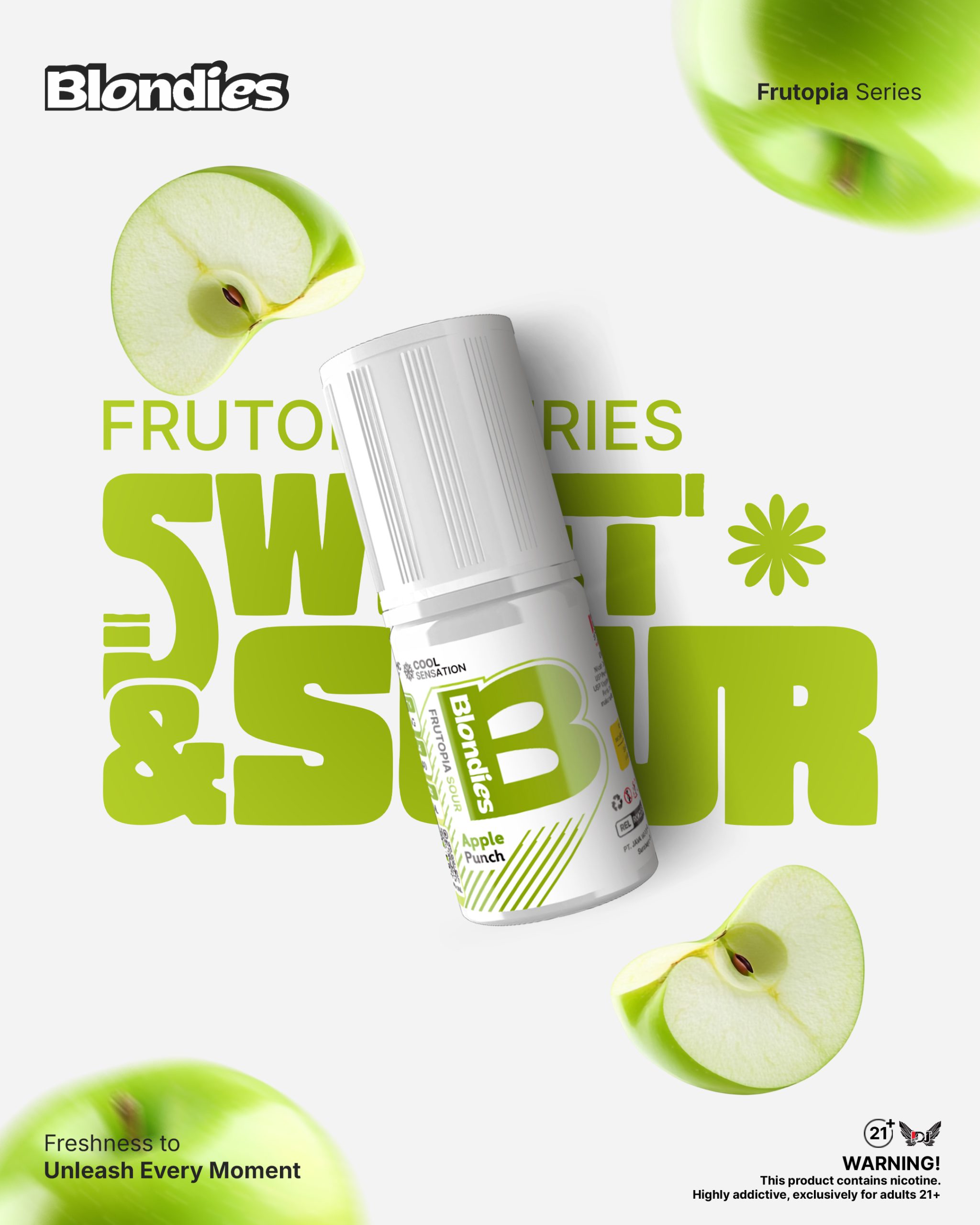 Blondies Apple Punch Saltnic