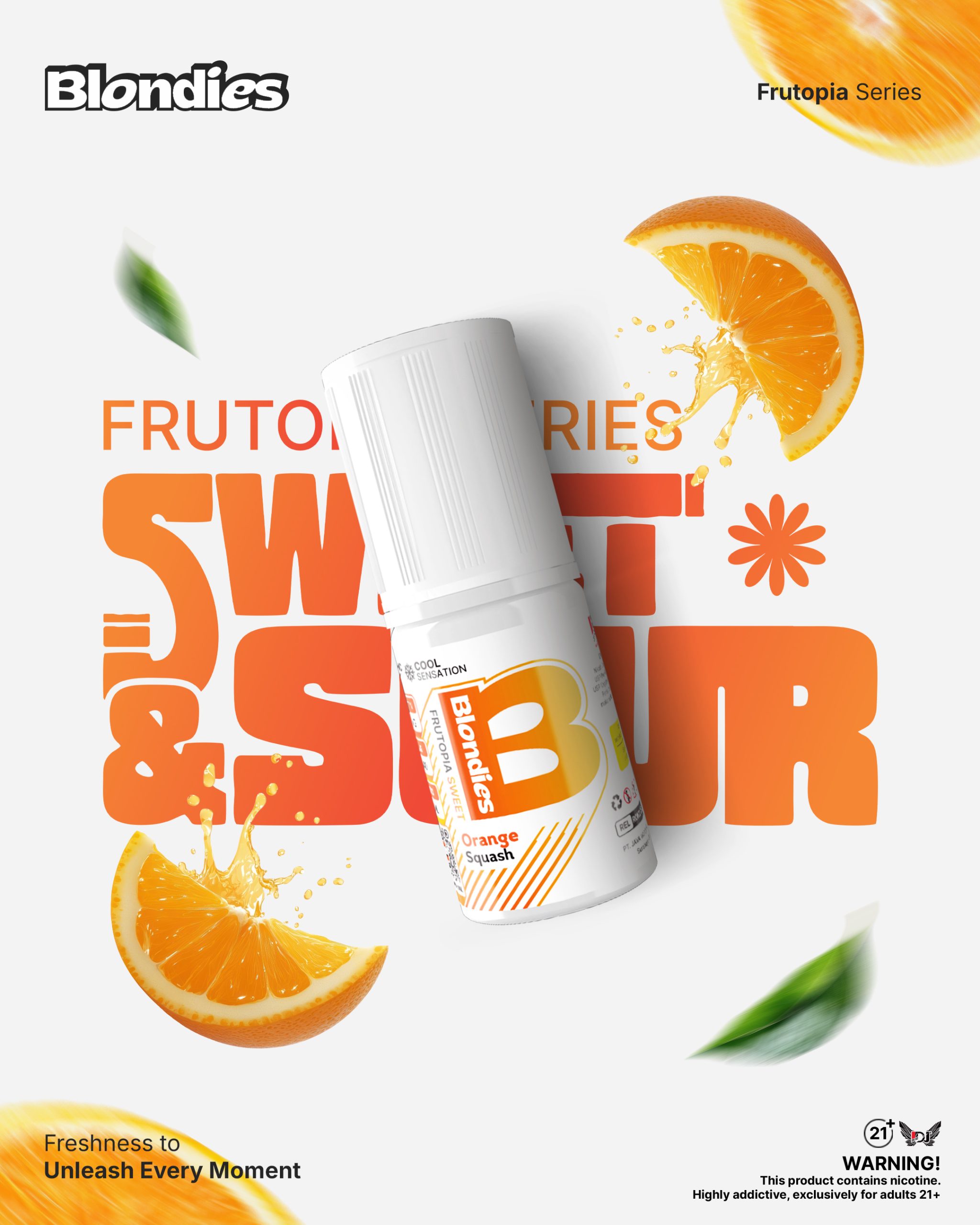 Blondies Orange Squash Saltnic